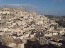 View of the old town of Sassi 