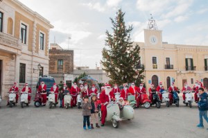 Father Christmas in the Piazza in San Vito Dei Normanni 