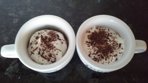Ricotta, Chocolate and Cream Pots 