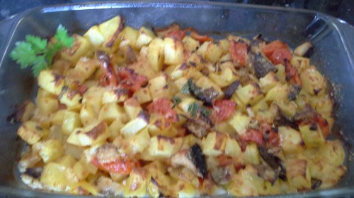 Cardoncelli mushrooms and potatoes 
