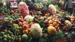 Fresh seasonal fruit and vegetables