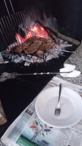 Cooking like a local: Grilled meats on an open fire