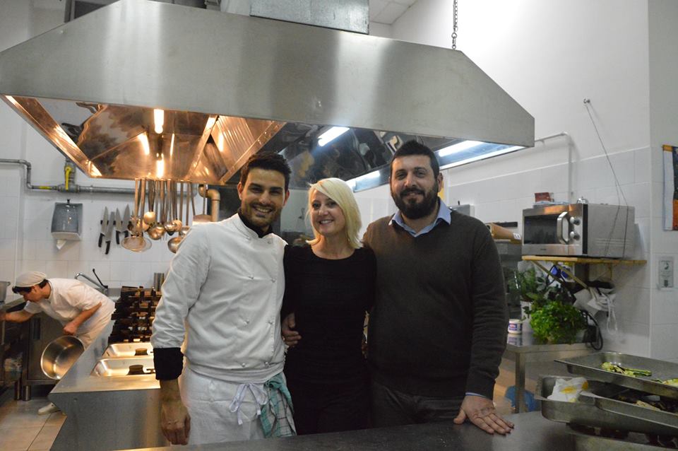 Head Chef Alberto Cambiasi, Valerie Rice and Emilio Geri from Todo Modo MultiSolution Travel