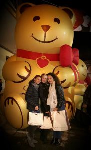 The girls at Lindt Chocolate Festival, Mesagne